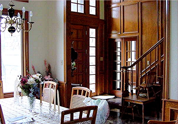 From Dining Room into Foyer