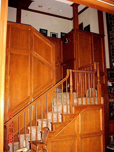 Stairs to Third Floor in Foyer