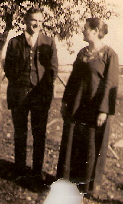 George Beavers with sister, Eva Beavers, February 12, 1924