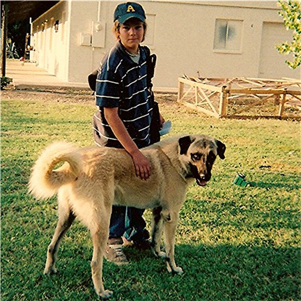 Niki's son, Andrew, and Max