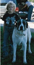 Stehphanie with Conard's White King (King)- Fantastic Working Dog for a West Texas Ranch - A Natural Guardian!